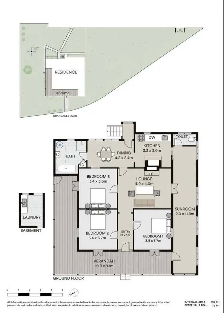 Floorplan of Homely house listing, 11 Granuaille Road, Bangalow NSW 2479