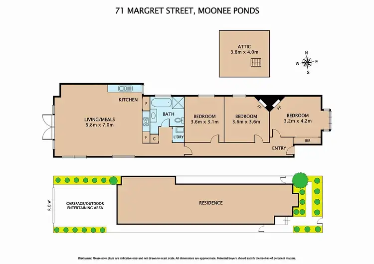 Floorplan of Homely house listing, 71 Margaret Street, Moonee Ponds VIC 3039