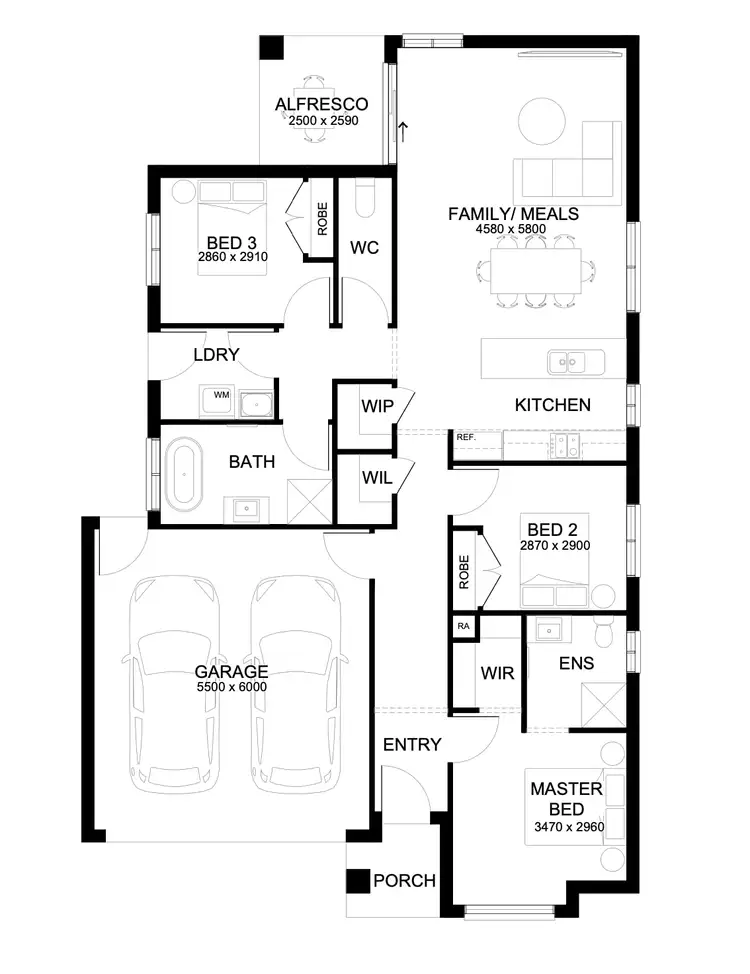 Floorplan of Homely house listing, Lot 2825 Jarrahwood Circuit, Clyde VIC 3978