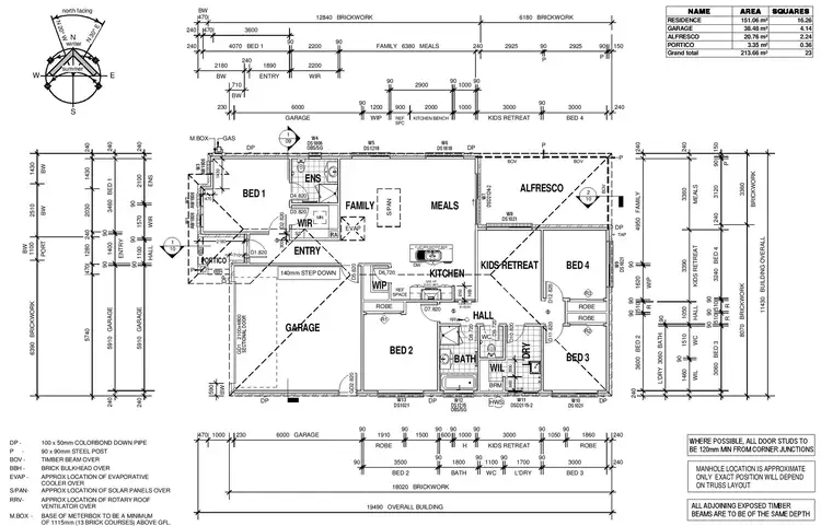 Floorplan of Homely house listing, 45 Rogers Avenue, Wodonga VIC 3690