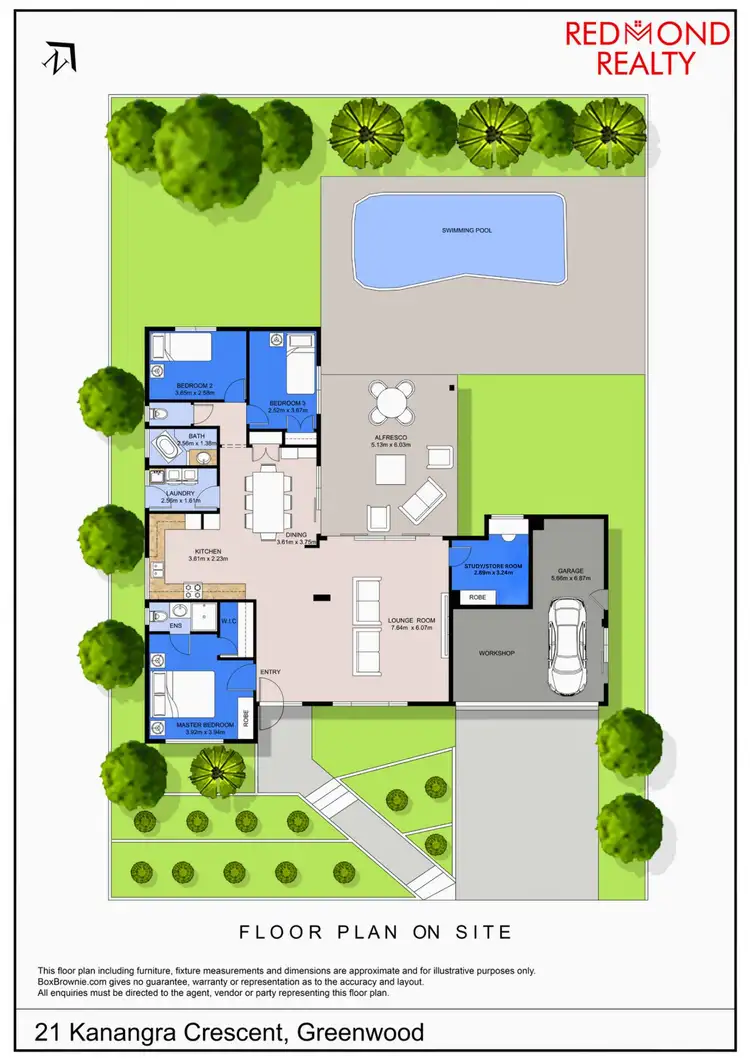 Floorplan of Homely house listing, 21 Kanangra Crescent, Greenwood WA 6024