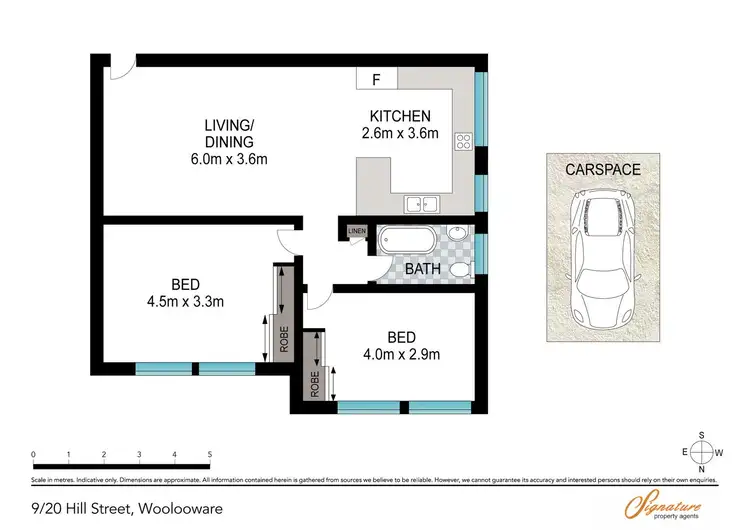 Floorplan of Homely apartment listing, 9/20 Hill Street, Woolooware NSW 2230