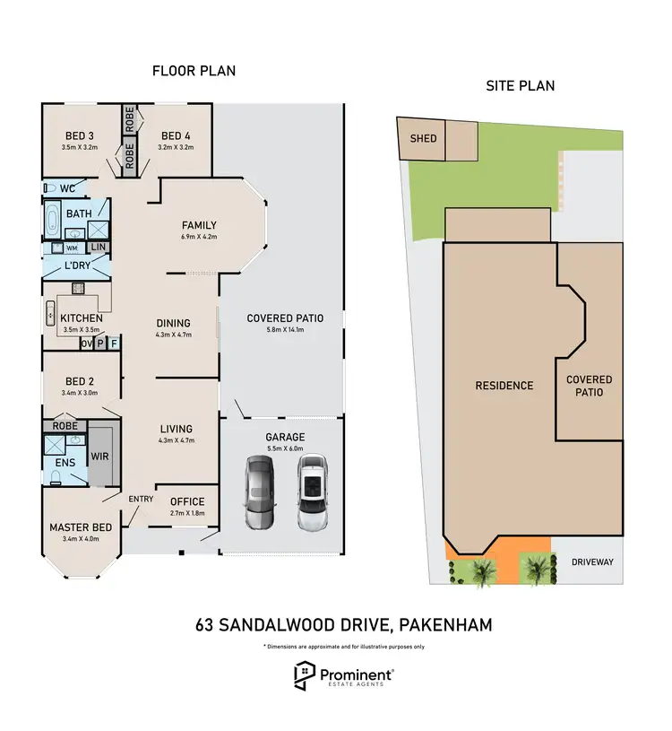 Floorplan of Homely house listing, 63 Sandalwood Drive, Pakenham VIC 3810