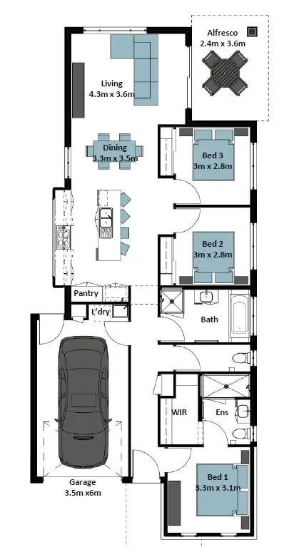 Floorplan of Homely house listing, 12 Aspect Circuit, Flagstone QLD 4280