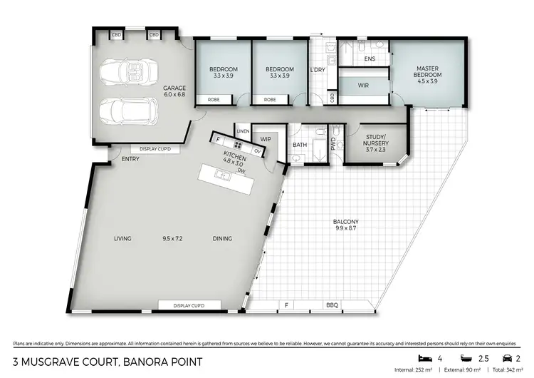 Floorplan of Homely house listing, 3 Musgrave Court, Banora Point NSW 2486