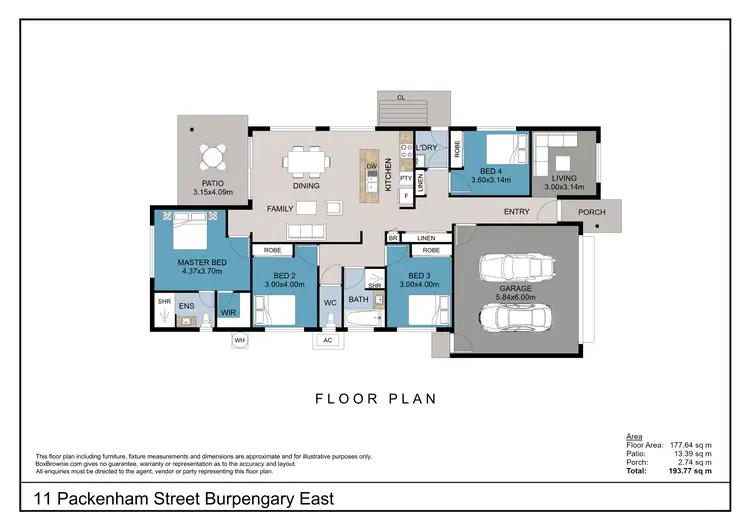 Floorplan of Homely house listing, 11 Packenham Street, Burpengary East QLD 4505