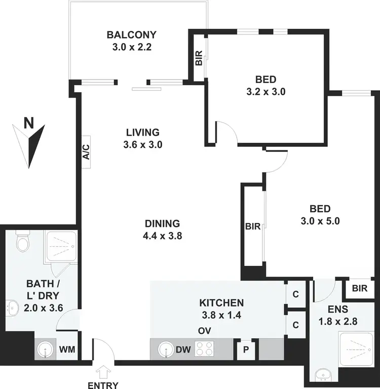 Floorplan of Homely apartment listing, 302/37 Palmerston Street, Carlton VIC 3053