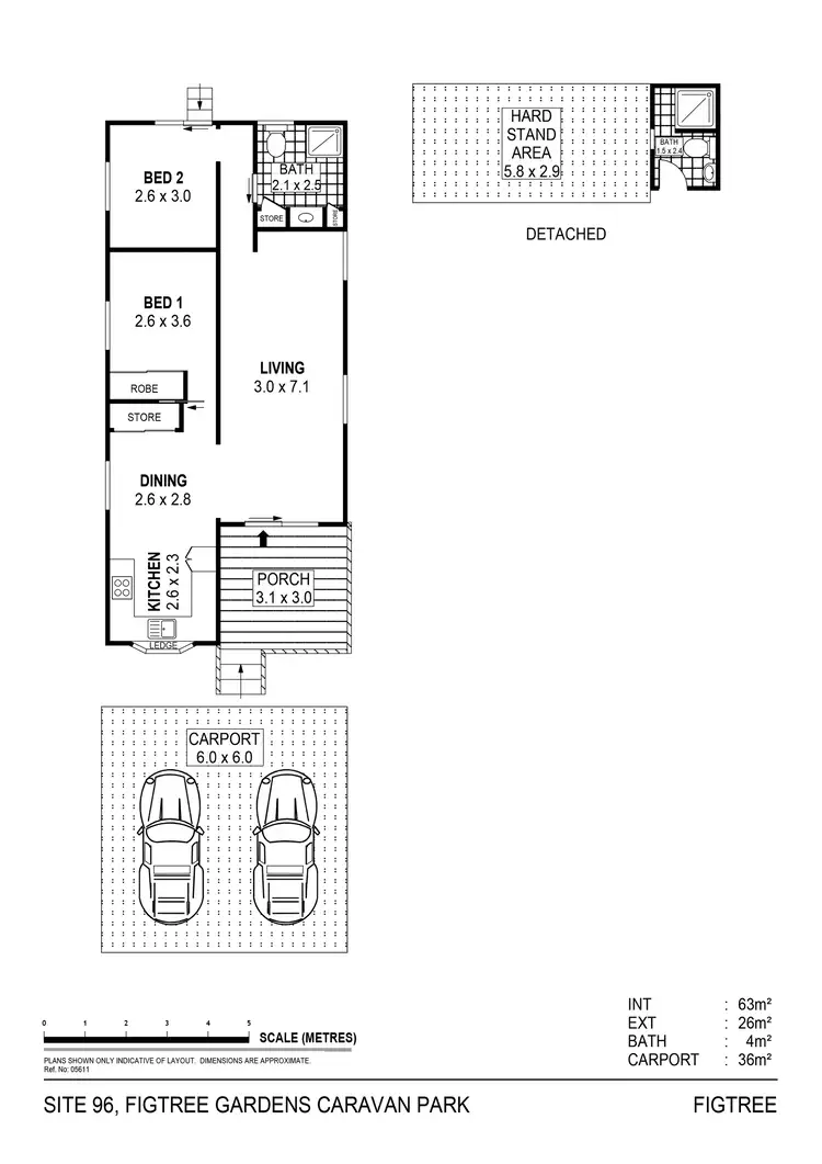 Floorplan of Homely villa listing, 96/4 Woodrow Place, Figtree NSW 2525