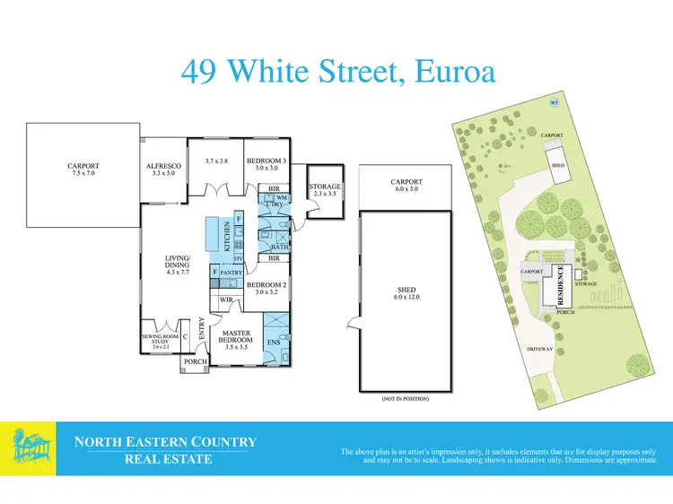Floorplan of Homely house listing, 49 White Street, Euroa VIC 3666
