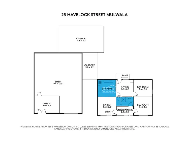 Floorplan of Homely house listing, 25 Havelock Street, Mulwala NSW 2647