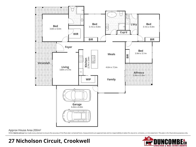 Floorplan of Homely house listing, 27 Nicholson Circuit, Crookwell NSW 2583
