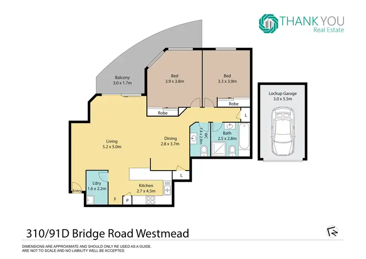 Floorplan of Homely apartment listing, 310/91D Bridge Rd, Westmead NSW 2145
