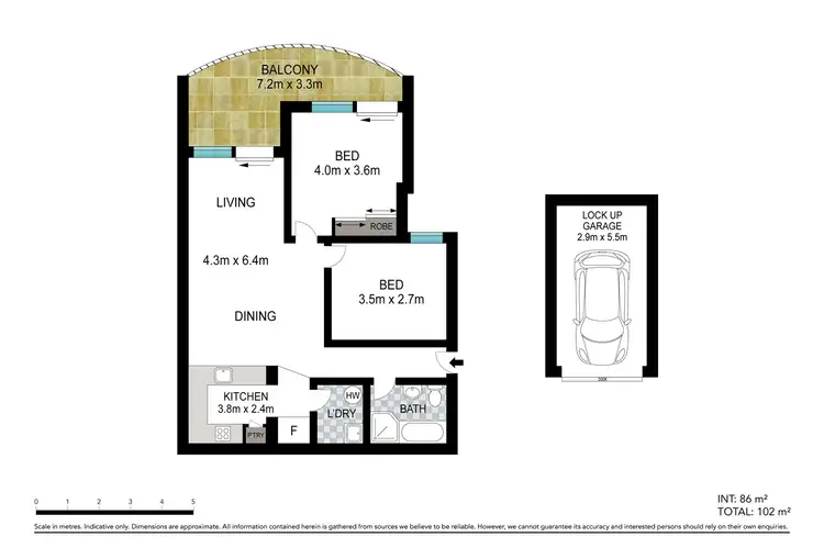 Floorplan of Homely apartment listing, 20/9-15 Willock Avenue, Miranda NSW 2228