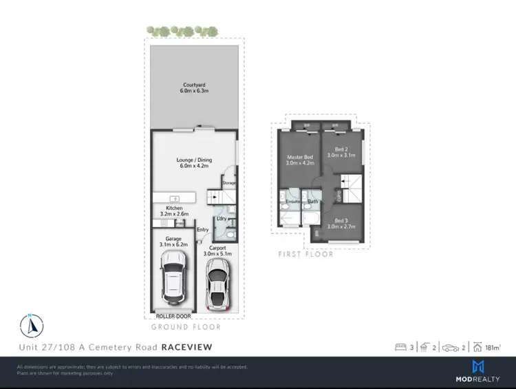 Floorplan of Homely townhouse listing, 27/108 Cemetery Road, Raceview QLD 4305