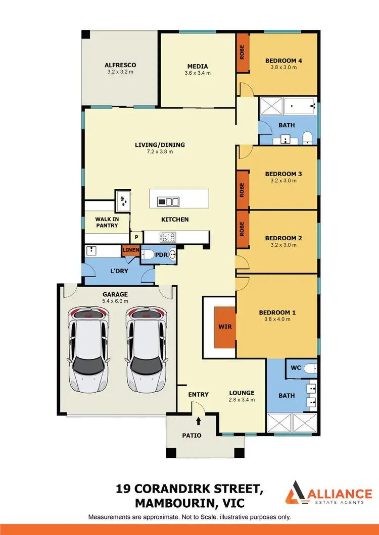 Floorplan of Homely house listing, 19 Corandirk Street, Mambourin VIC 3024