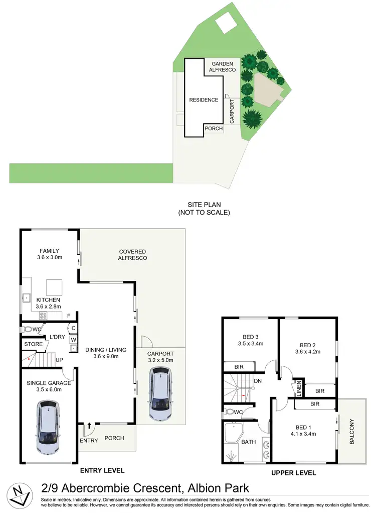 Floorplan of Homely house listing, 2/9 Abercrombie Crescent, Albion Park NSW 2527