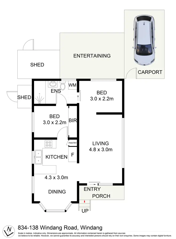 Floorplan of Homely villa listing, 834/138 Windang Road, Windang NSW 2528