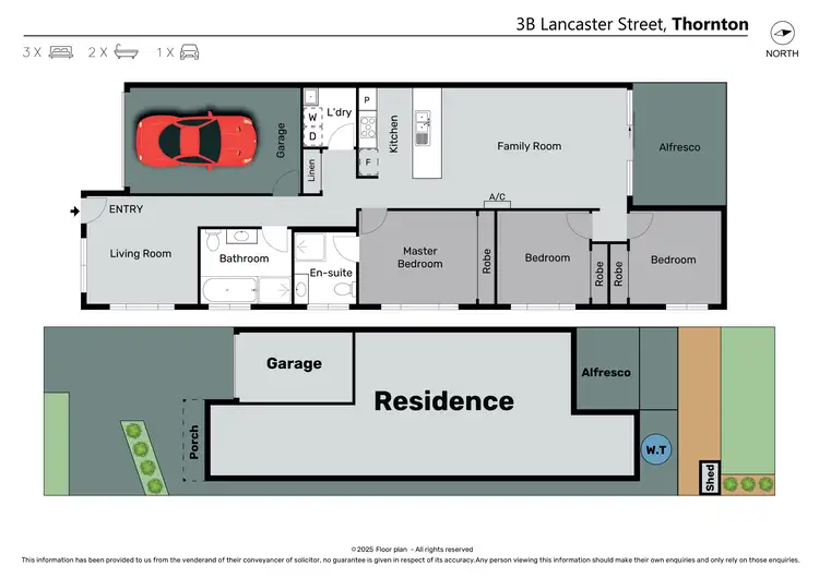 Floorplan of Homely unit listing, 3b Lancaster Street, Thornton NSW 2322