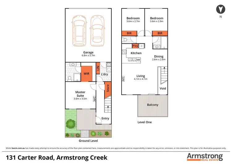 Floorplan of Homely house listing, 131 Carter Road, Armstrong Creek VIC 3217