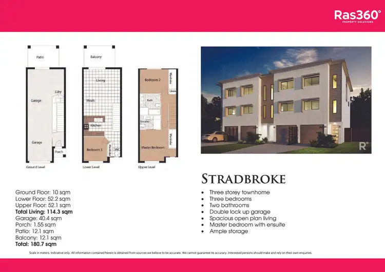 Floorplan of Homely townhouse listing, 33/28 Fortune Street, Coomera QLD 4209