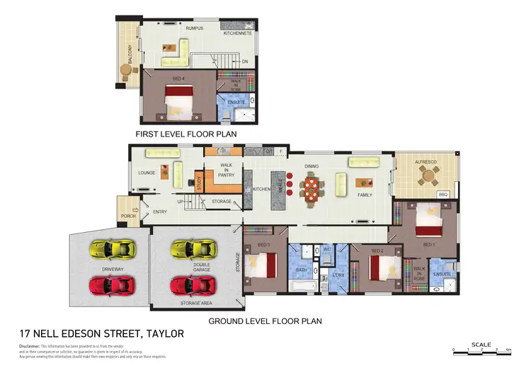 Floorplan of Homely house listing, 17 Nell Edeson Street, Taylor ACT 2913