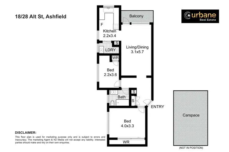 Floorplan of Homely unit listing, 18/28 Alt Street, Ashfield NSW 2131