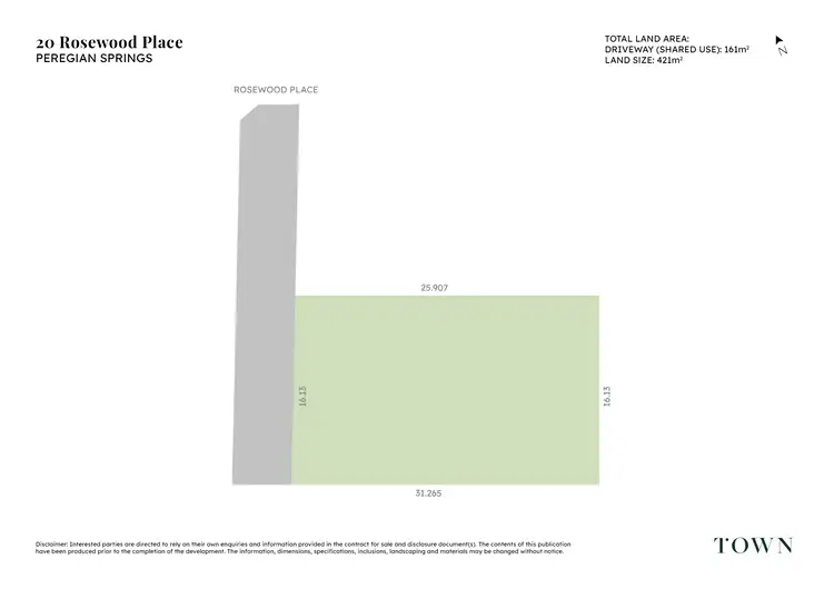 Floorplan of Homely land listing, 20 Rosewood Place, Peregian Springs QLD 4573