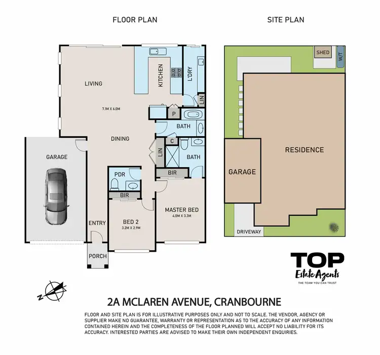 Floorplan of Homely house listing, 2A McLaren Avenue, Cranbourne VIC 3977