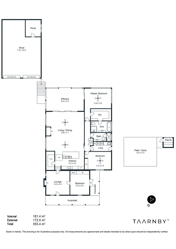Floorplan of Homely house listing, 133 Upper Sturt Road, Upper Sturt SA 5156