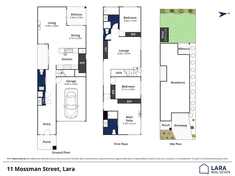 Floorplan of Homely house listing, 11 Mossman Street, Lara VIC 3212