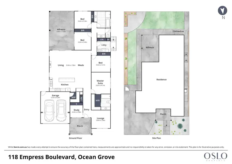 Floorplan of Homely house listing, 118 Empress Boulevard, Ocean Grove VIC 3226