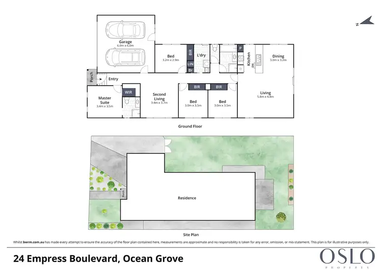 Floorplan of Homely house listing, 24 Empress Boulevard, Ocean Grove VIC 3226