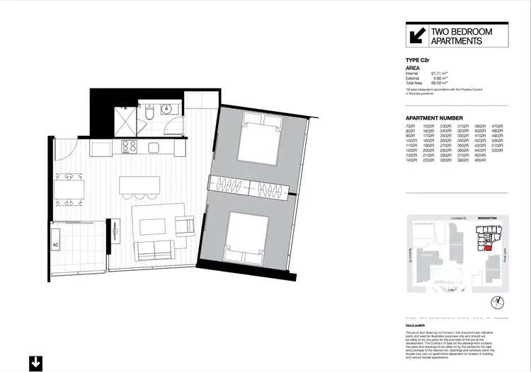 Floorplan of Homely apartment listing, 702/33 Rose Lane, Melbourne VIC 3000
