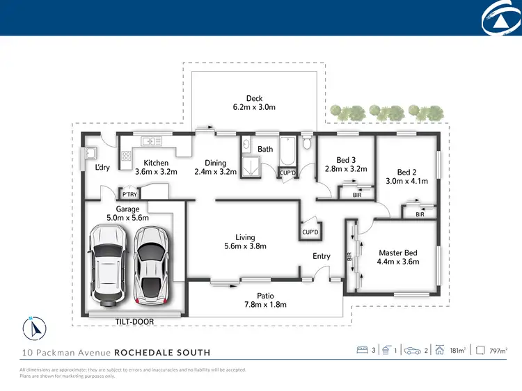 Floorplan of Homely house listing, 10 Packman Avenue, Rochedale South QLD 4123