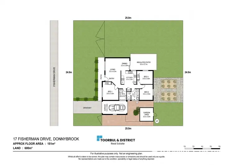 Floorplan of Homely house listing, 17 Fisherman Drive, Donnybrook QLD 4510
