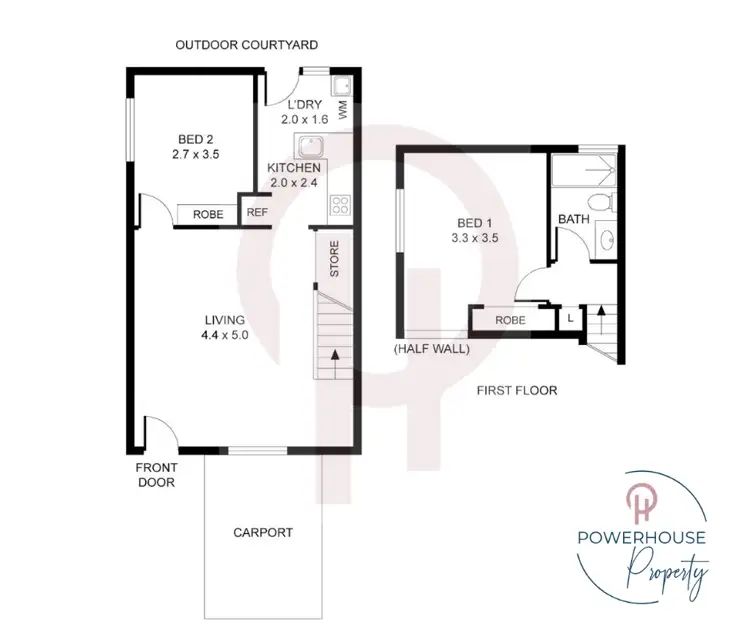 Floorplan of Homely townhouse listing, 5/15-17 FERN STREET, Holloways Beach QLD 4878