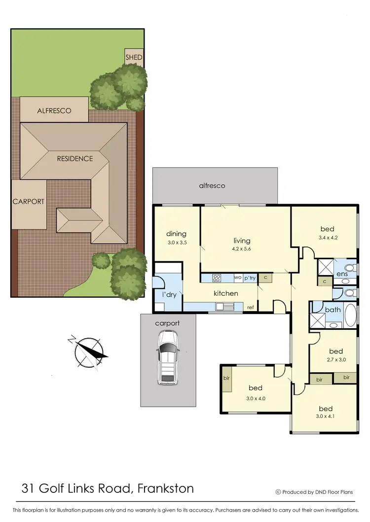 Floorplan of Homely house listing, 31 Golf Links Road, Frankston VIC 3199