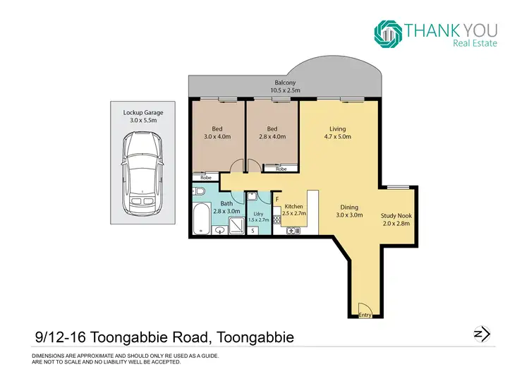 Floorplan of Homely apartment listing, 9/12-16 Toongabbie Road, Toongabbie NSW 2146
