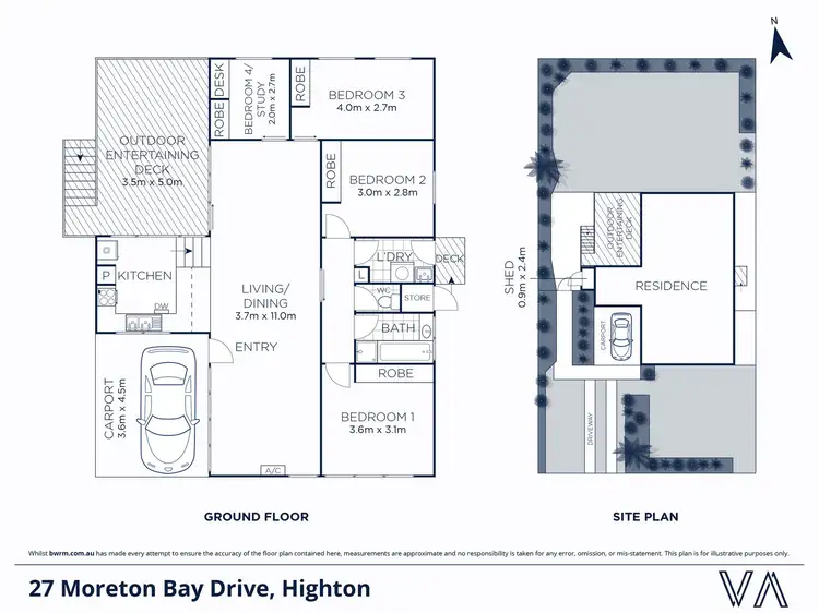 Floorplan of Homely house listing, 27 Moreton Bay Drive, Highton VIC 3216