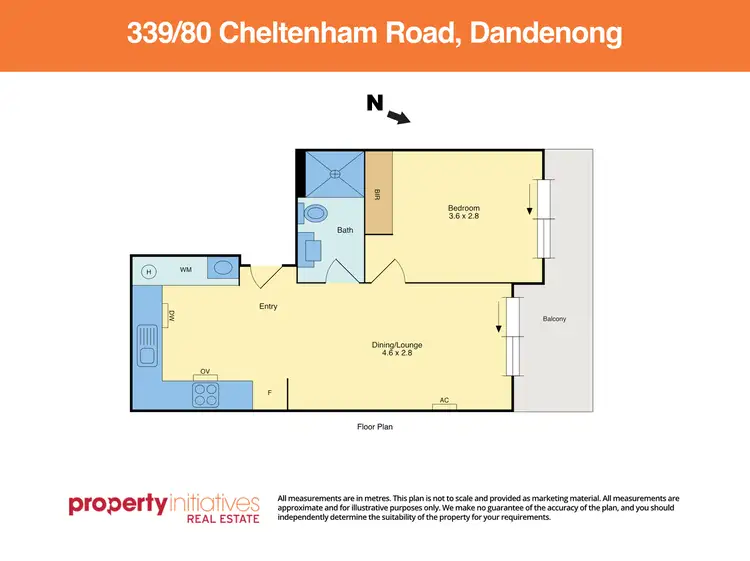 Floorplan of Homely apartment listing, 339/80 Cheltenham Road, Dandenong VIC 3175