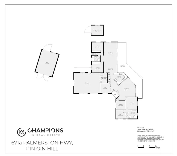 Floorplan of Homely house listing, 671A Palmerston Highway, Pin Gin Hill QLD 4860