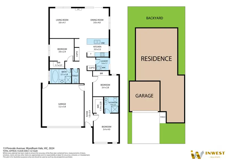 Floorplan of Homely house listing, 13 Pinevale Avenue, Wyndham Vale VIC 3024