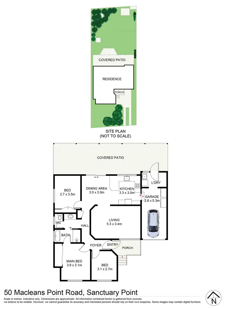 Floorplan of Homely house listing, 50 Macleans Point Road, Sanctuary Point NSW 2540