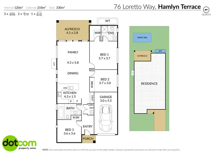 Floorplan of Homely house listing, 76 Loretto Way, Hamlyn Terrace NSW 2259
