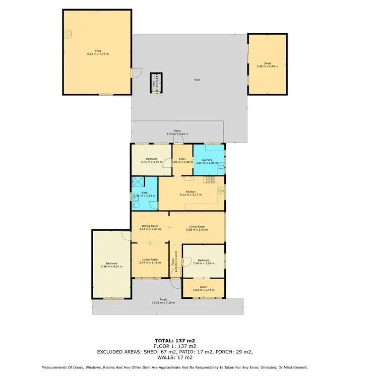 Floorplan of Homely house listing, 66 North Terrace, Boulder WA 6432