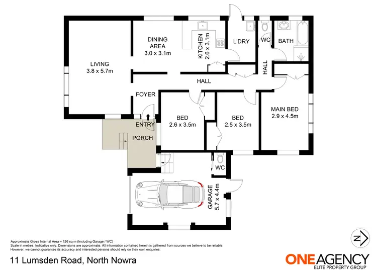 Floorplan of Homely house listing, 11 Lumsden Road, North Nowra NSW 2541