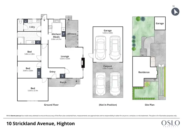Floorplan of Homely house listing, 10 Strickland Avenue, Highton VIC 3216