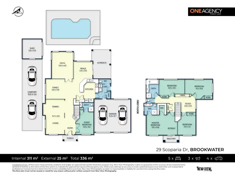 Floorplan of Homely house listing, 29 Scoparia Drive, Brookwater QLD 4300