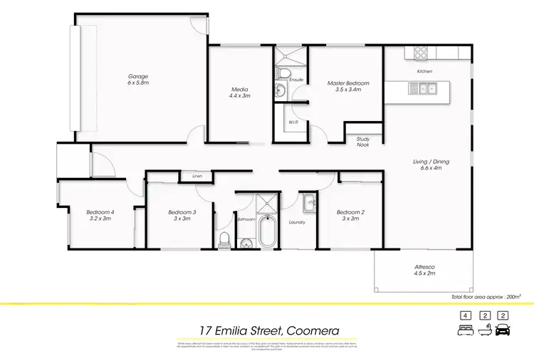 Floorplan of Homely house listing, 17 Emilia Street, Coomera QLD 4209