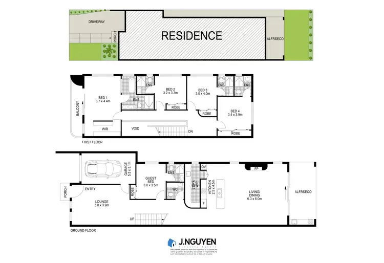 Floorplan of Homely semi-detached listing, 58a Cathcart Street, Fairfield NSW 2165